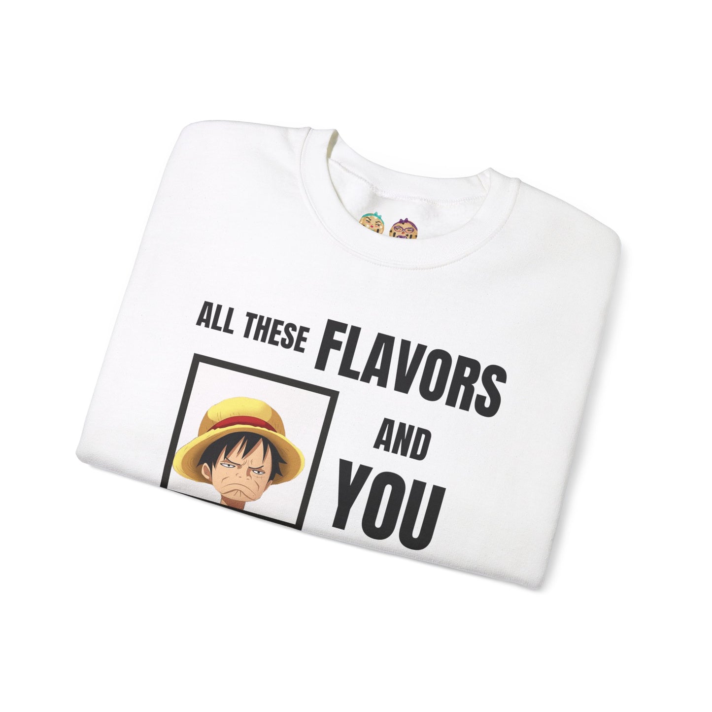 Luffy Choose to Be Salty  Unisex Heavy Blend™ Crewneck Sweatshirt