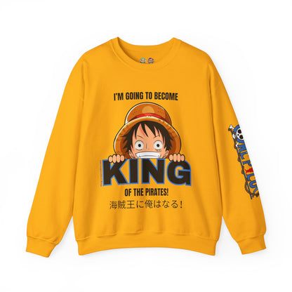 Pirate King Luffy Unisex Heavy Blend™ Crewneck Sweatshirt