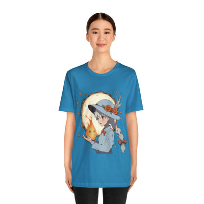 Howl's Moving Castle Jersey Short Sleeve Tee