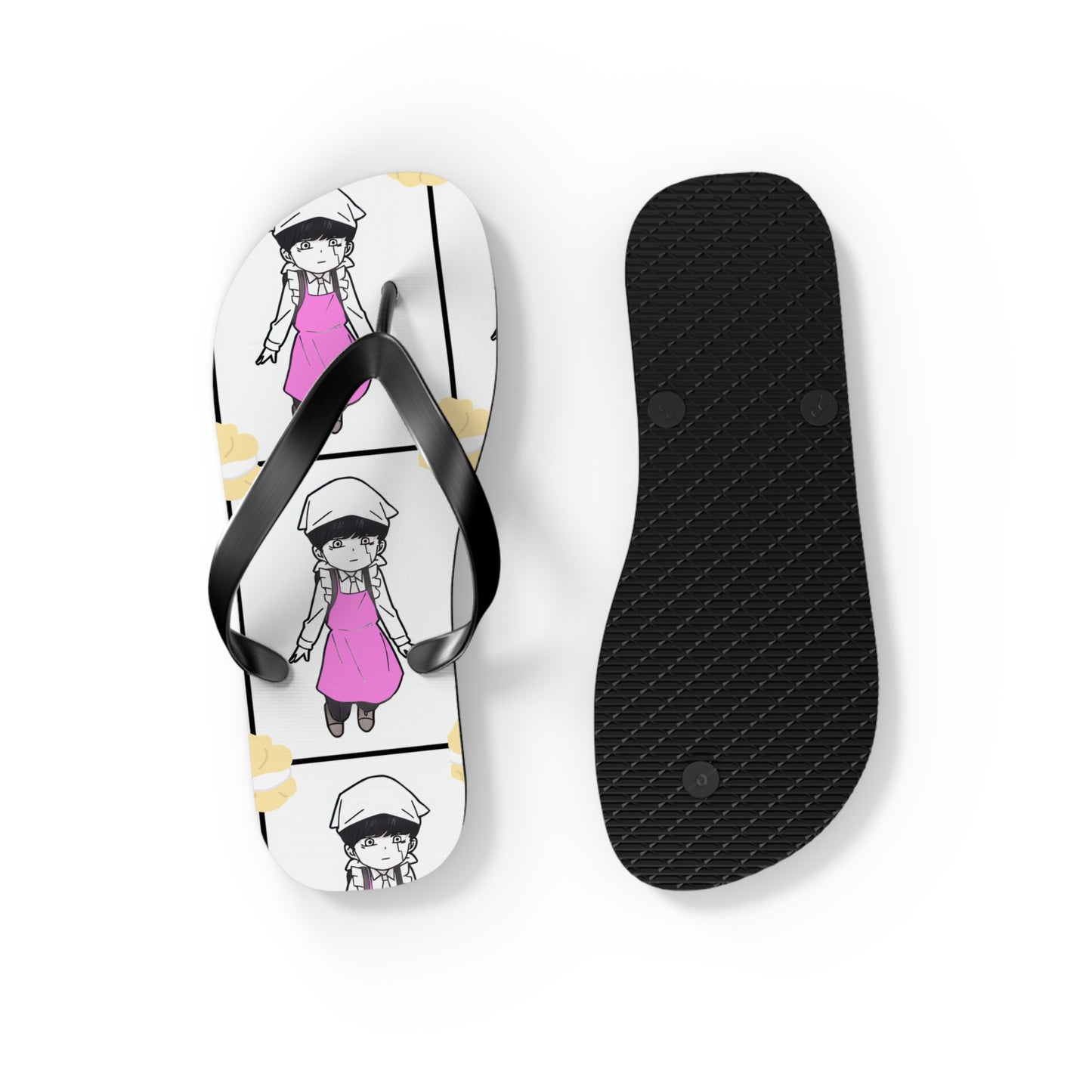 Mash loves Cream Puffs Unisex Flip Flops