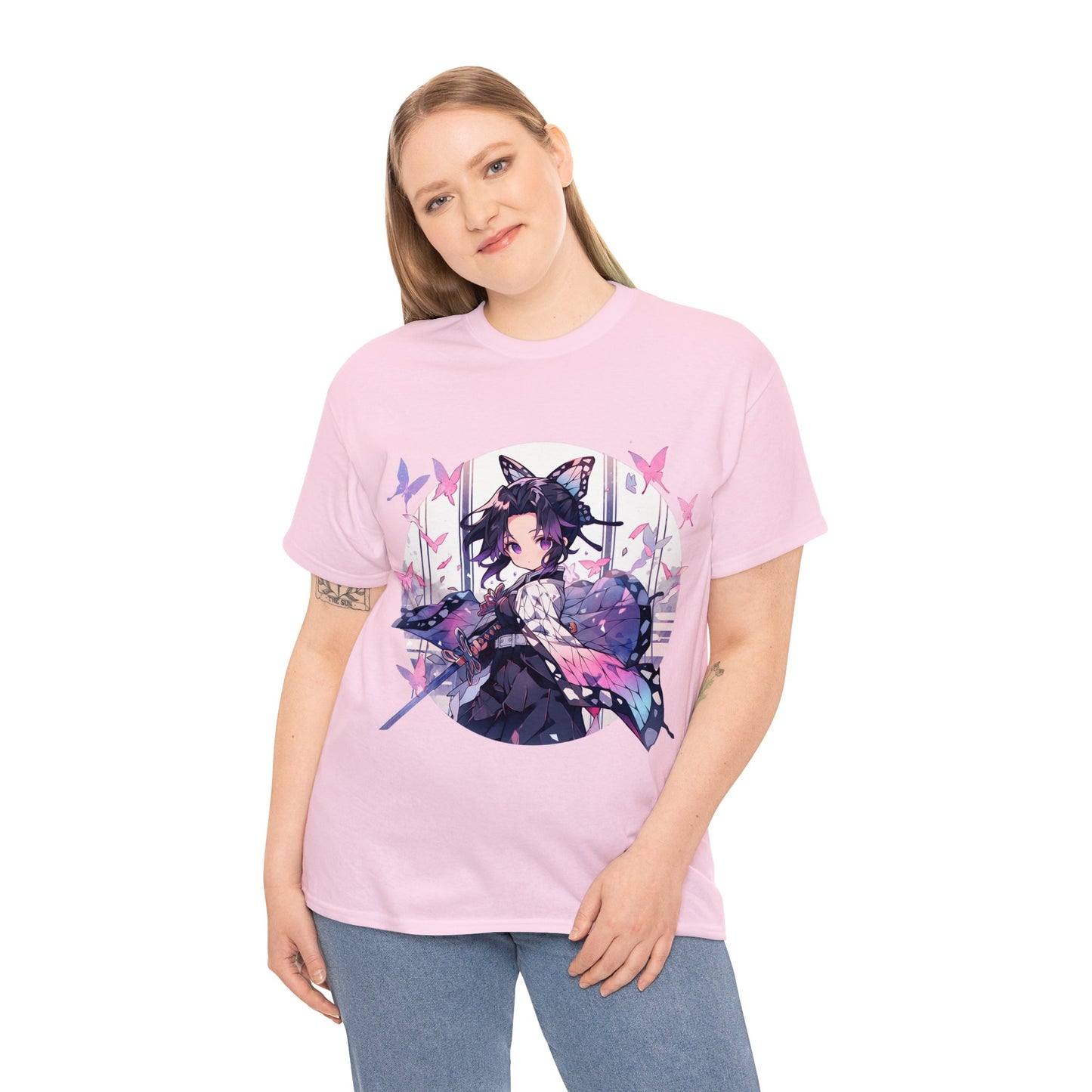 Stained Glass Shinobu Kocho Series Unisex Heavy Cotton Tee