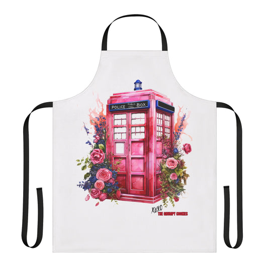 Dr Who - Tardis en Rose Graphic Kitchen Apron