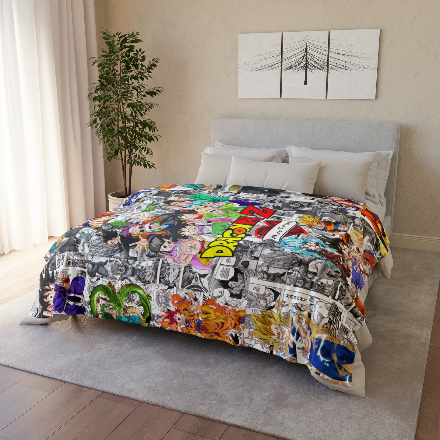 Dragon Ball In Memory Polyester Blanket