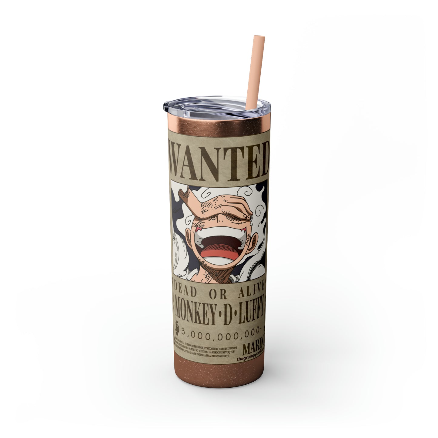 Luffy Fifth Gear Skinny Tumbler with Straw, 20oz