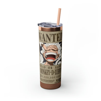 Luffy Fifth Gear Skinny Tumbler with Straw, 20oz