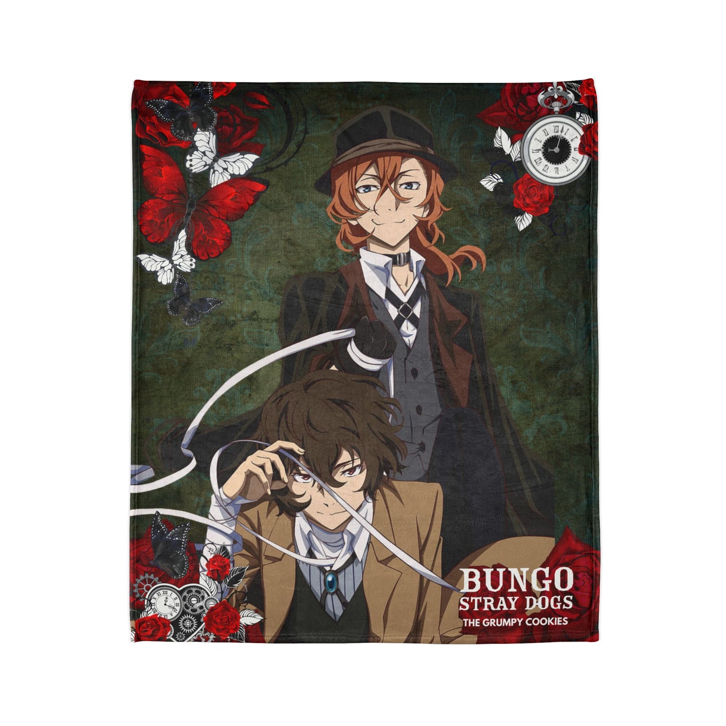 Bungo Stray Dogs- Twin Dark Polyester Blanket