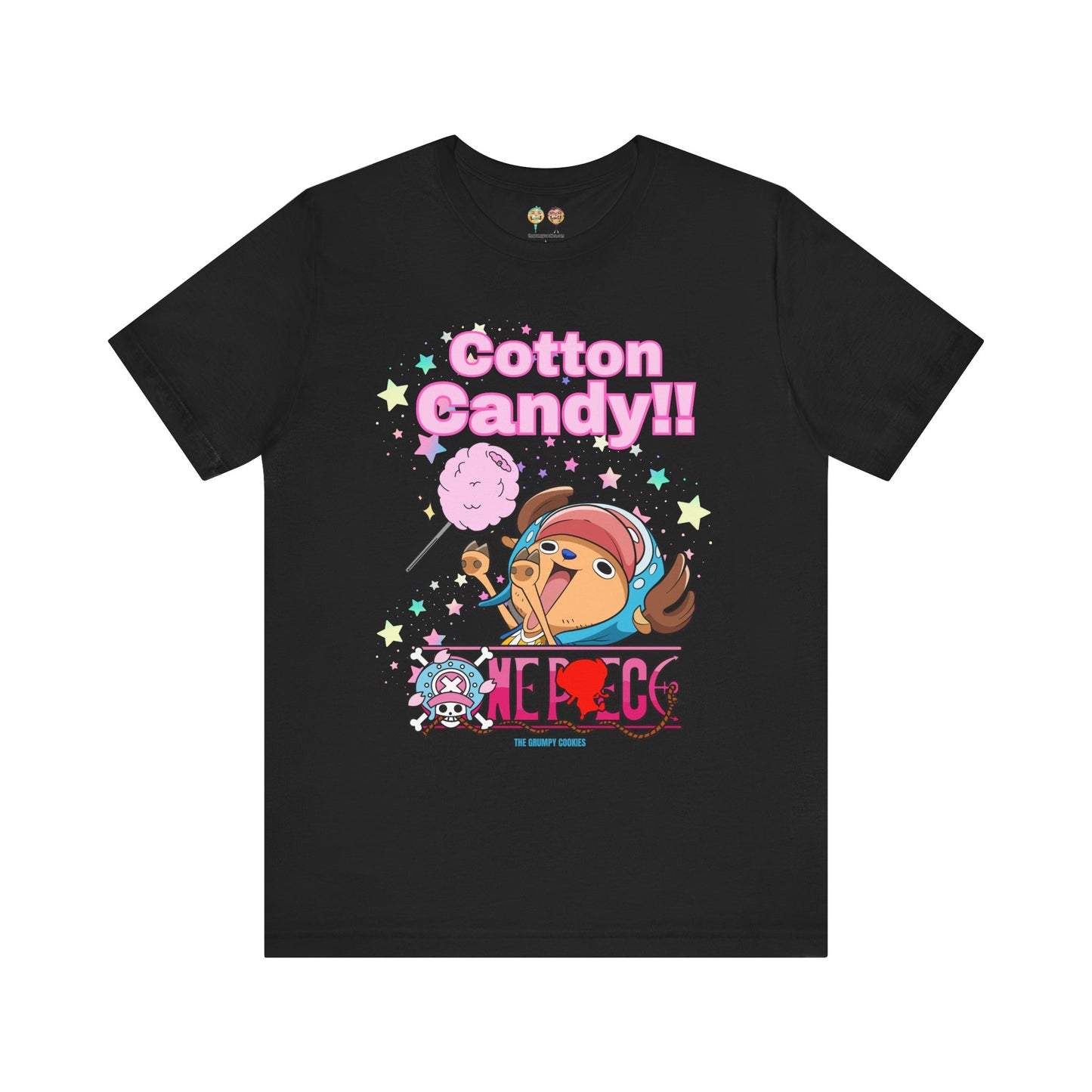 One Piece - Chopper Loves Cotton Candy Unisex Jersey Short Sleeve Tee