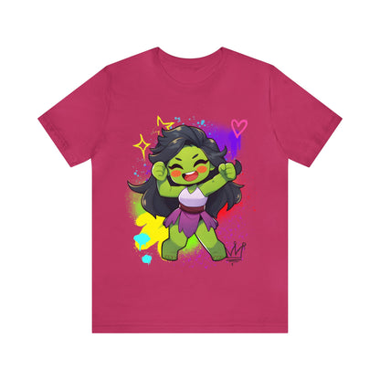 She Hulk Jersey Short Sleeve Tee