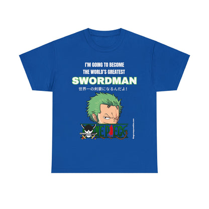 World's Greatest Swordsman Unisex Heavy Cotton Tee