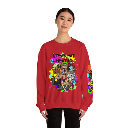 One Piece - Graffiti Straw Hat Crew Unisex Heavy Blend™ Crewneck Sweatshirt
