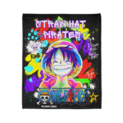 One Piece - Color Explosion Luffy Polyester Blanket
