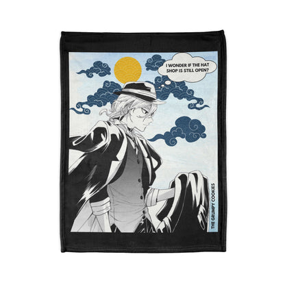 Bungo Stray Dogs- Chuya Loves Hats Polyester Blanket