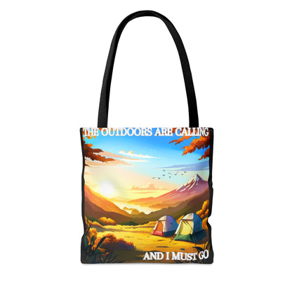 The Outdoors Are Calling Tote Bag