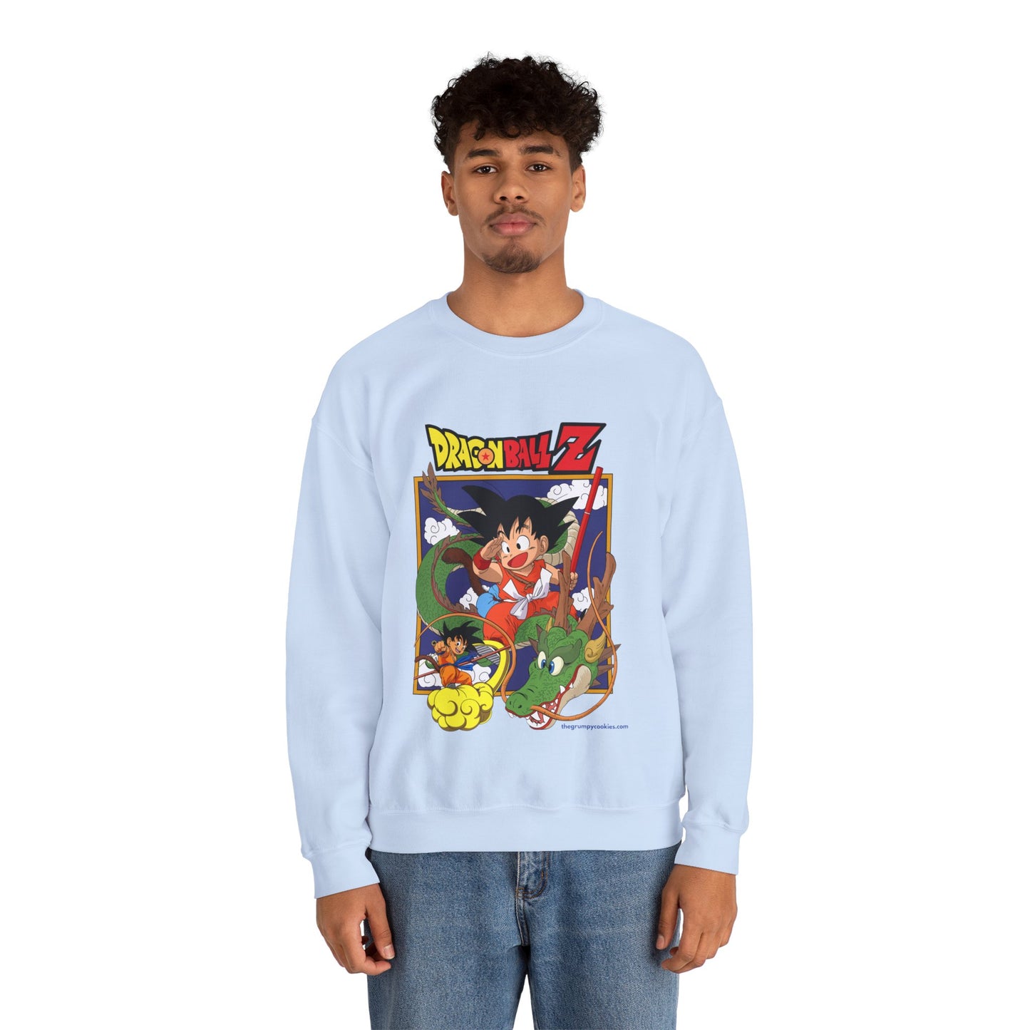 Old School DBZ Unisex Heavy Blend™ Crewneck Sweatshirt