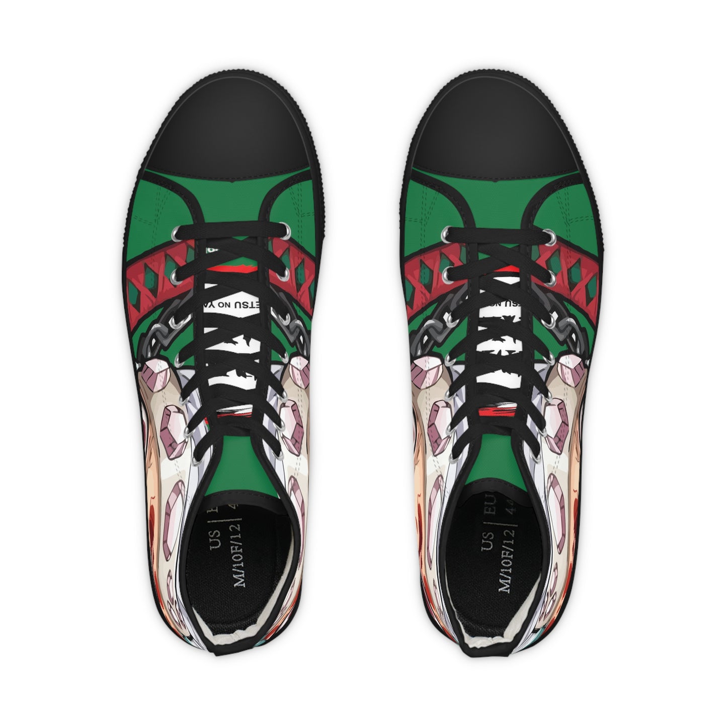 Flashy Tengen Men's High Top Green Sneakers