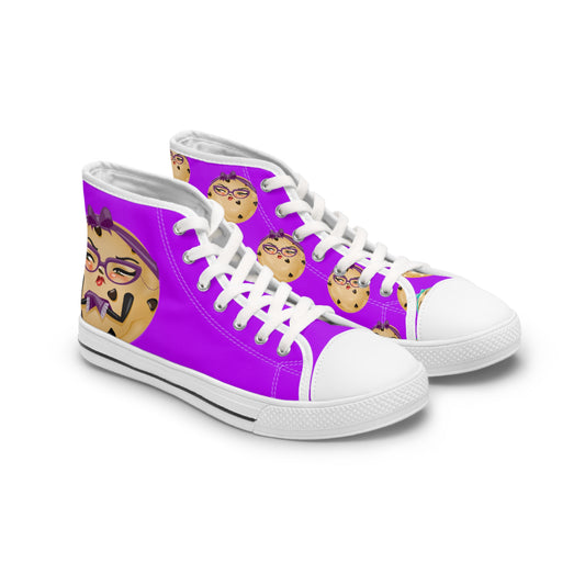 The Katrina High Top Purple Sneaker