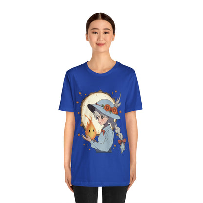 Howl's Moving Castle Jersey Short Sleeve Tee