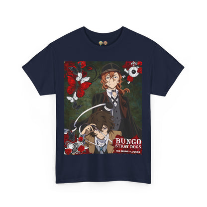 Bungo Stray Dogs- Twin Dark  Unisex Heavy Cotton Tee