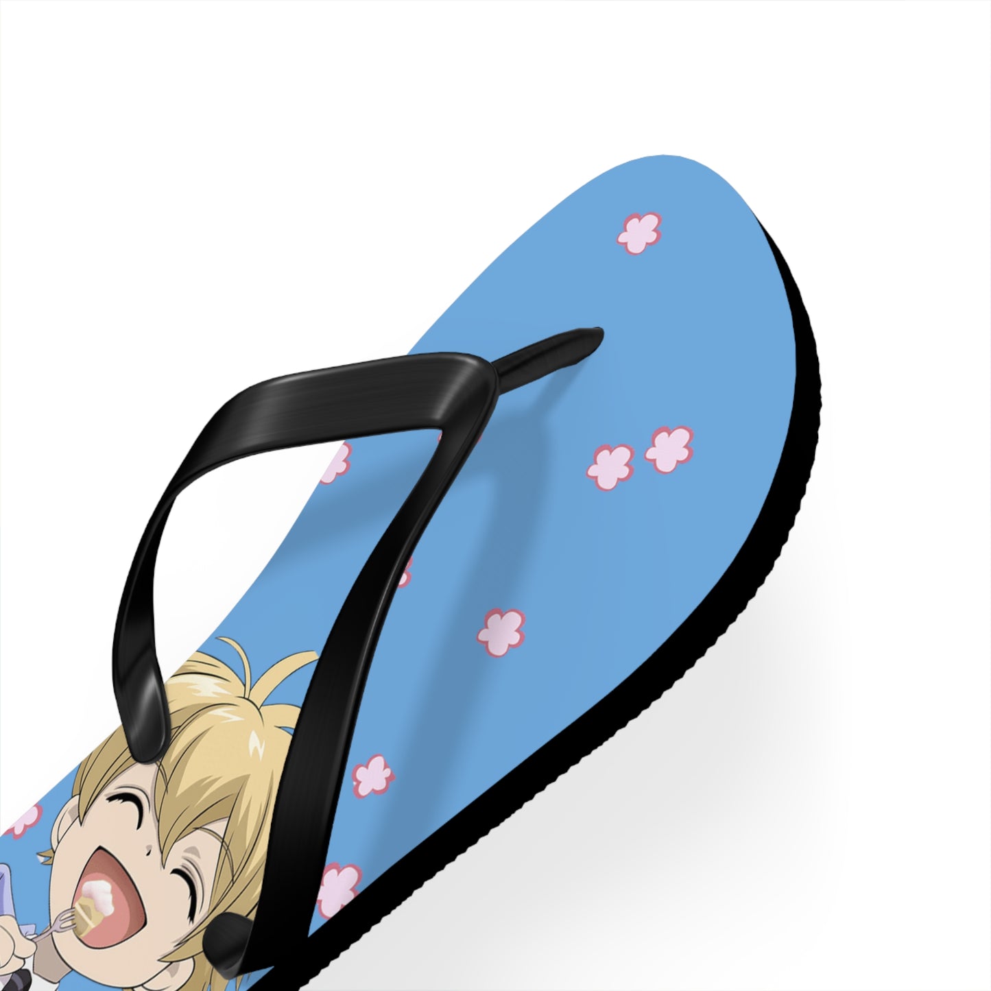 Honey-kun loves Usa-chan and Cakey Unisex Flip Flops