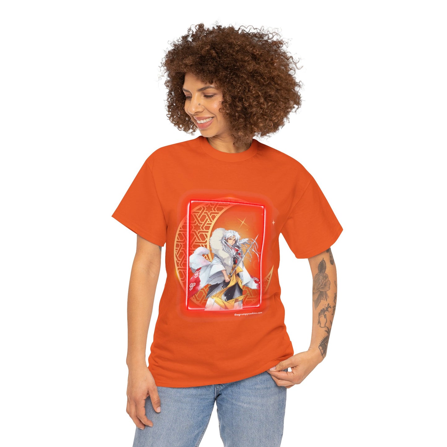 Sesshomaru Moon Unisex Heavy Cotton Tee