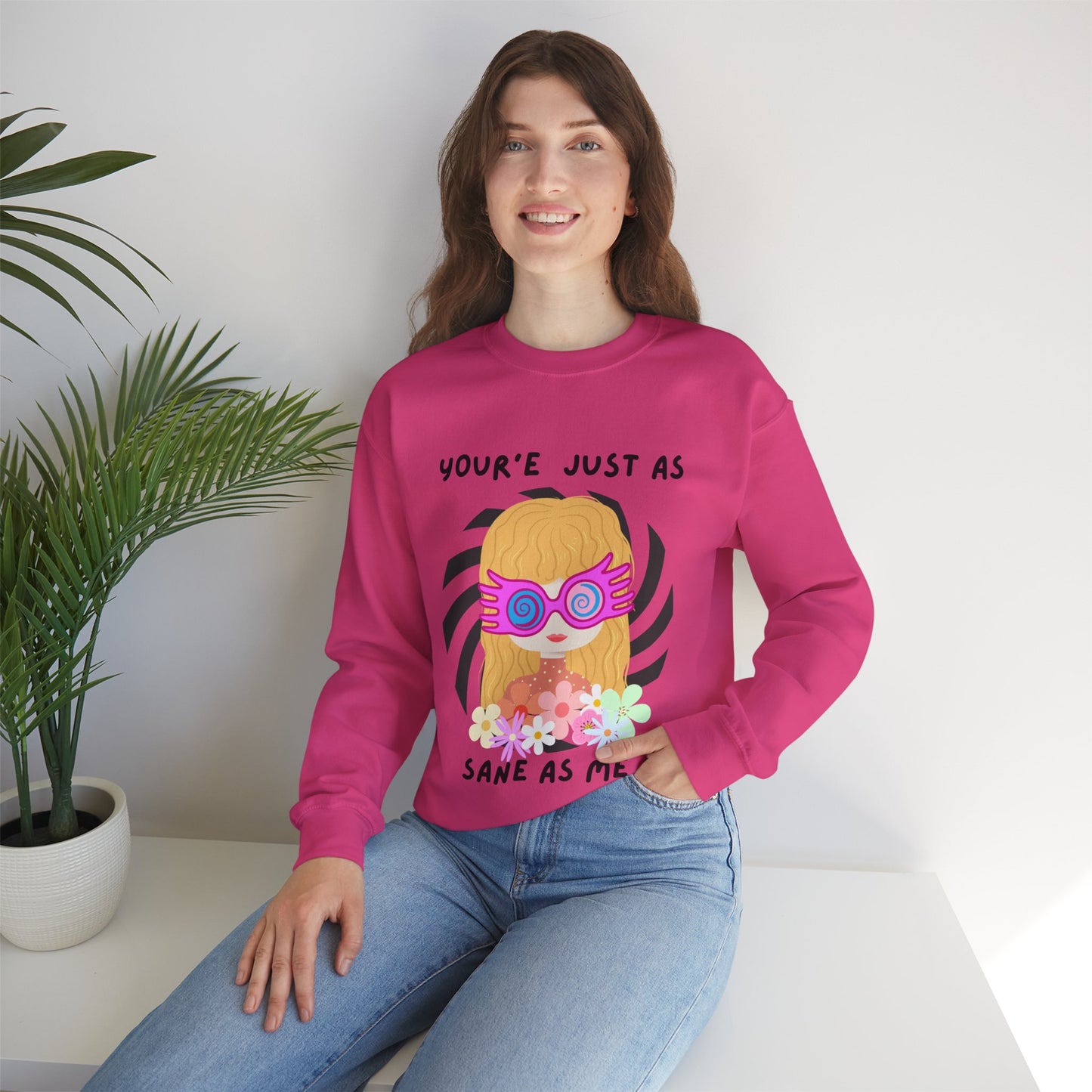 Just as Sane Unisex Heavy Blend™ Crewneck Sweatshirt