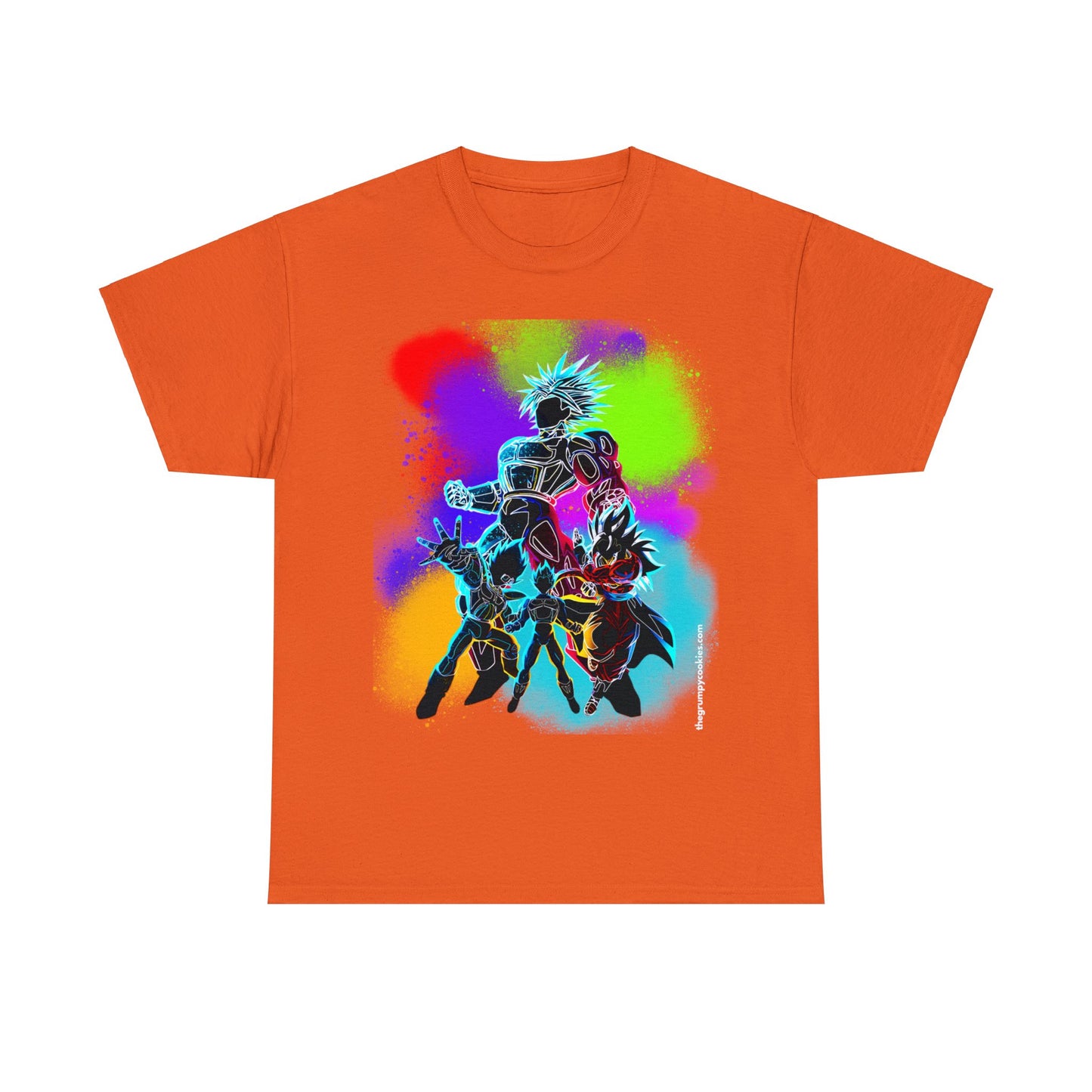 Dragon Ball Z Technicolor Unisex Heavy Cotton Tee