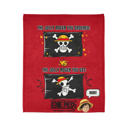 One Piece- Wish Jolly Roger Polyester Blanket