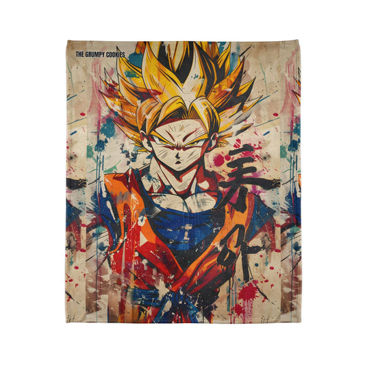 Dragon Ball- Gohan Polyester Blanket