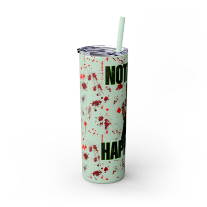 One Piece - Zoro Nothing Happened Skinny Tumbler with Straw, 20oz