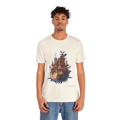 Howl's Moving Castle Jersey Short Sleeve Tee