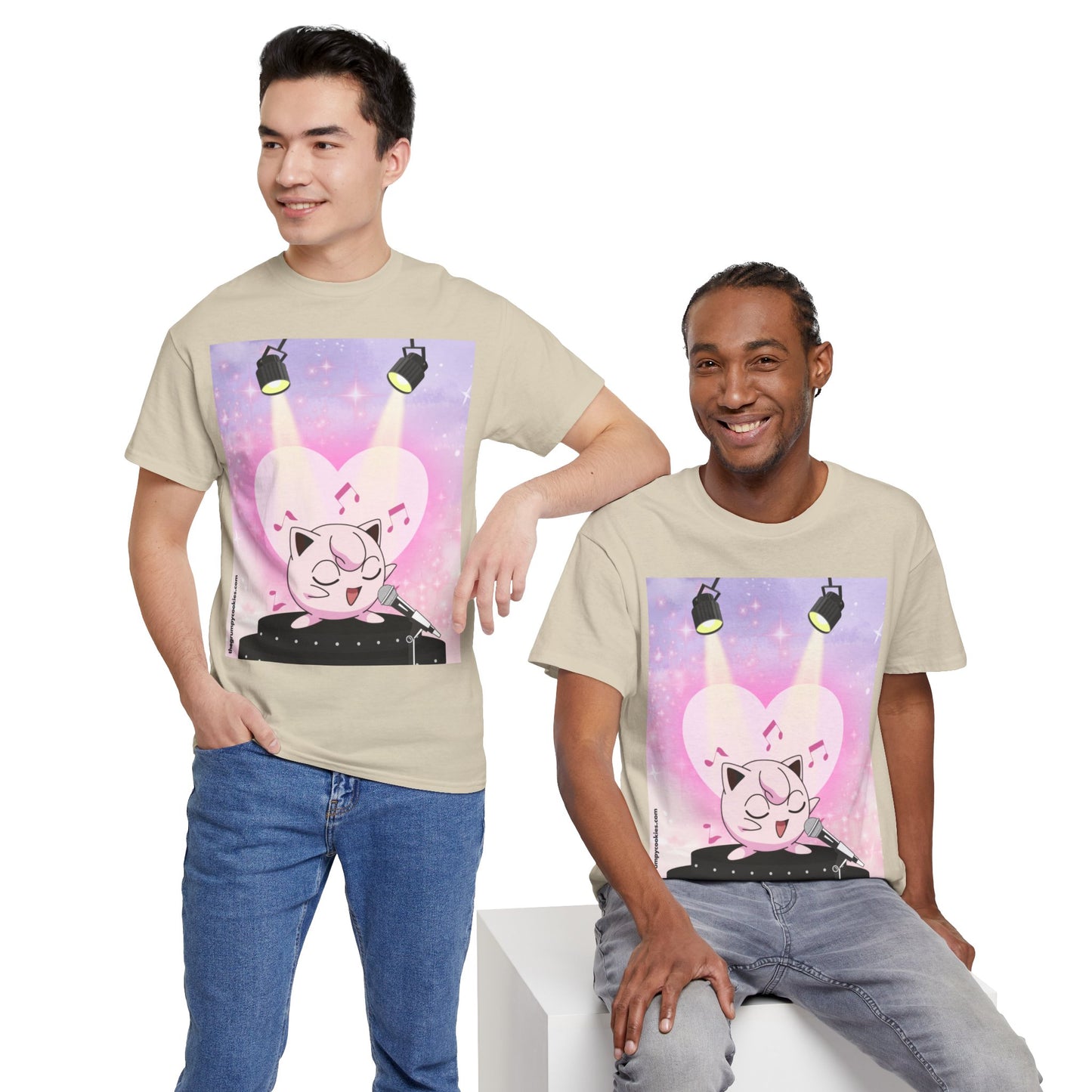 Jiggly On Stage Unisex Heavy Cotton Tee