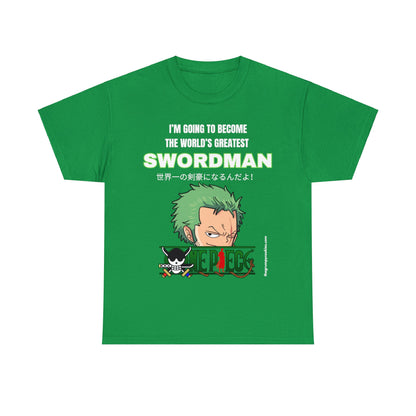 World's Greatest Swordsman Unisex Heavy Cotton Tee