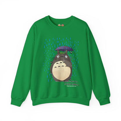 Totoro in the Rain Unisex Heavy Blend™ Crewneck Sweatshirt