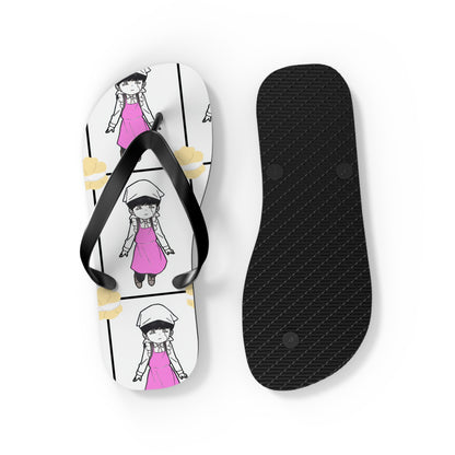 Mash loves Cream Puffs Unisex Flip Flops