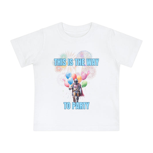 Star Wars - The Way To Party Baby Short Sleeve T-Shirt