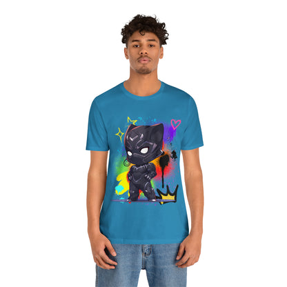 Black Panther Jersey Short Sleeve Tee