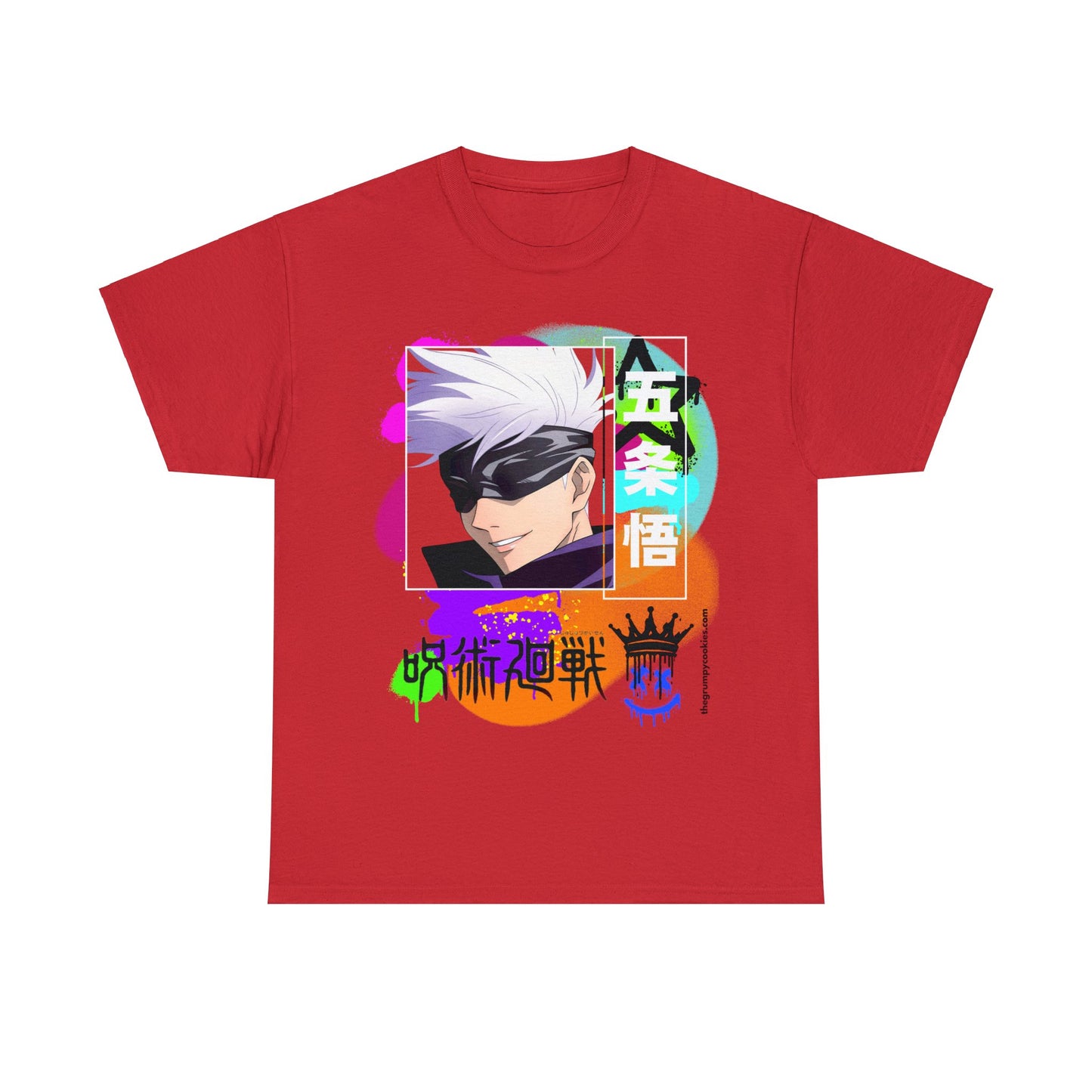 Gojo's Side Smile Unisex Heavy Cotton Tee