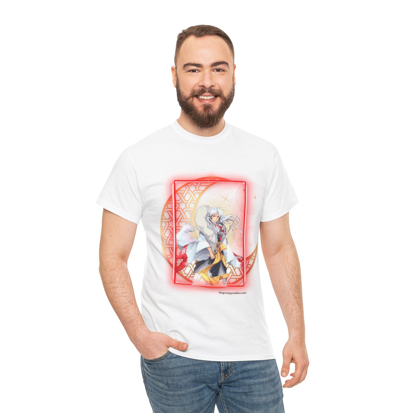 Sesshomaru Moon Unisex Heavy Cotton Tee