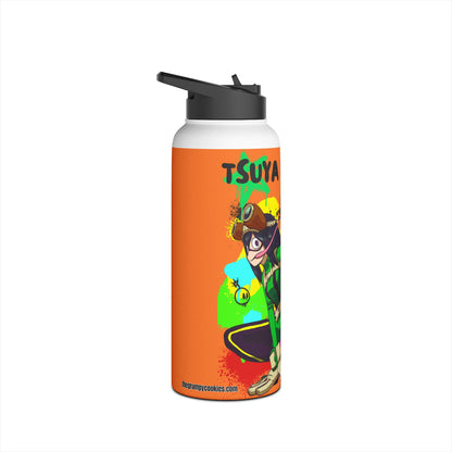 Graffiti Tsuya Stainless Steel Water Bottle, Standard Lid