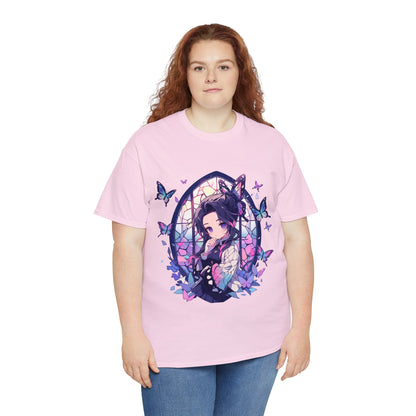 Stained Glass Shinobu Kocho Series Unisex Heavy Cotton Tee