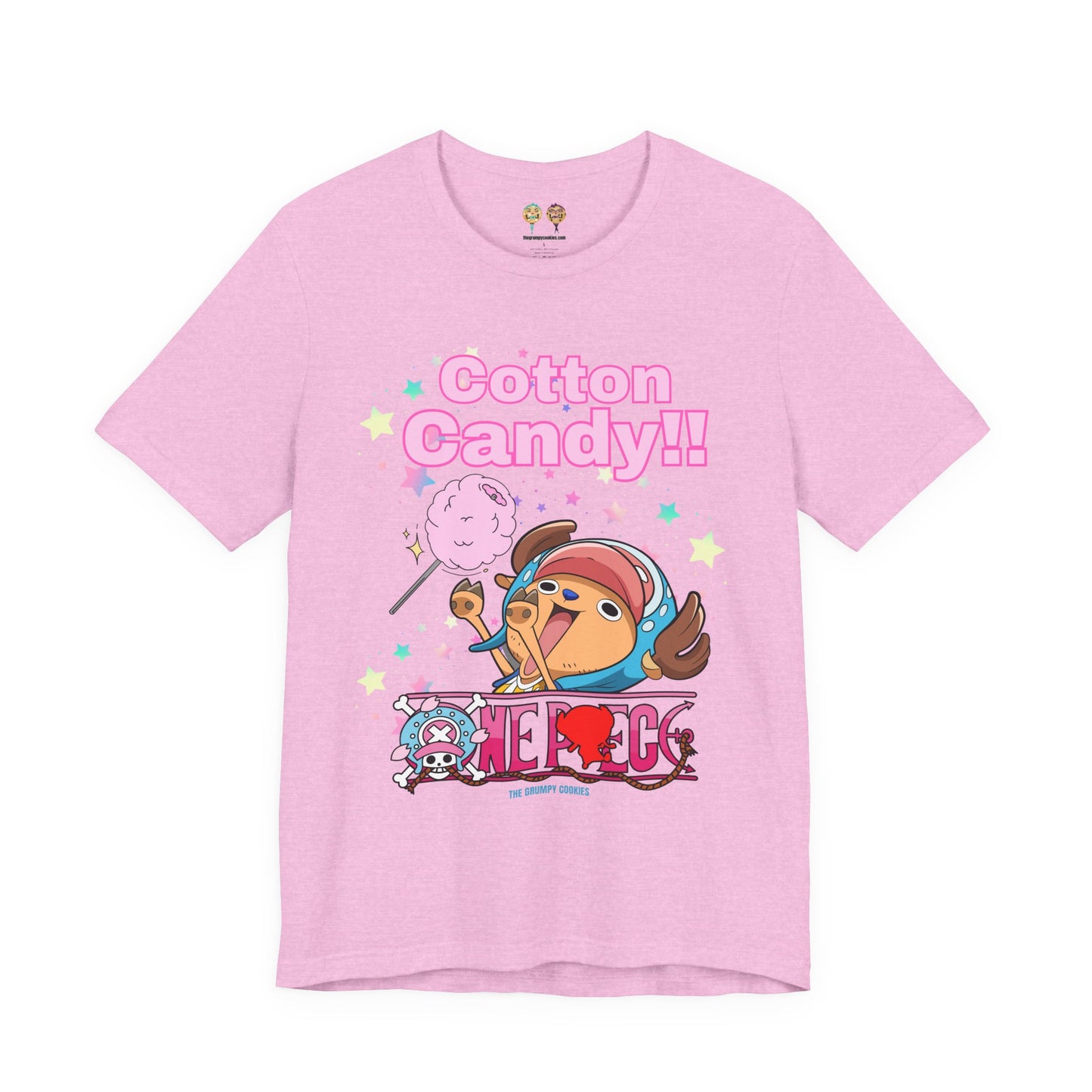 One Piece - Chopper Loves Cotton Candy Unisex Jersey Short Sleeve Tee