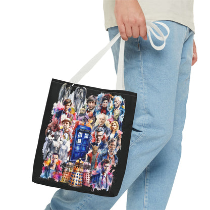 Dr Who - The Doctor and his Foes Tote Bag