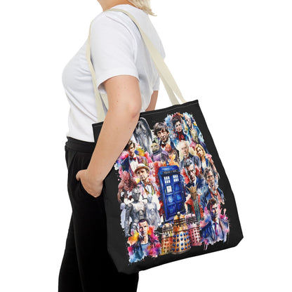Dr Who - The Doctor and his Foes Tote Bag