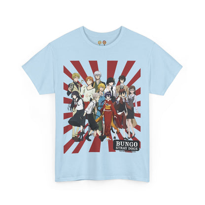 Bungo Stray Dogs- Armed Detective Agency  Unisex Heavy Cotton Tee