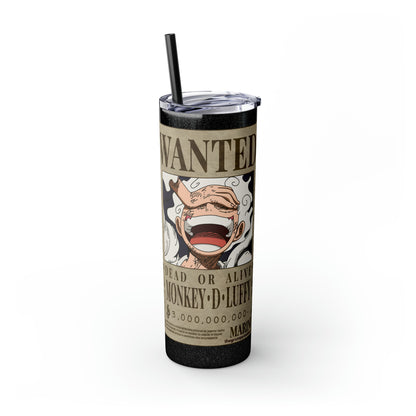 Luffy Fifth Gear Skinny Tumbler with Straw, 20oz