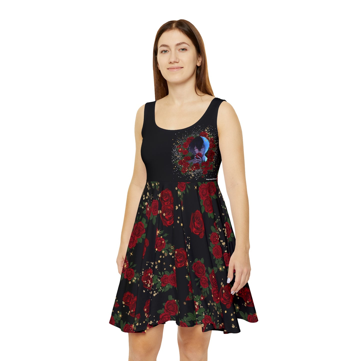 Hello Darling Women's Skater Dress (AOP)