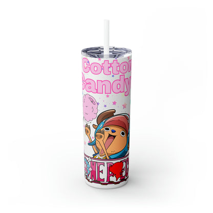 Chopper Skinny Tumbler with Straw, 20oz