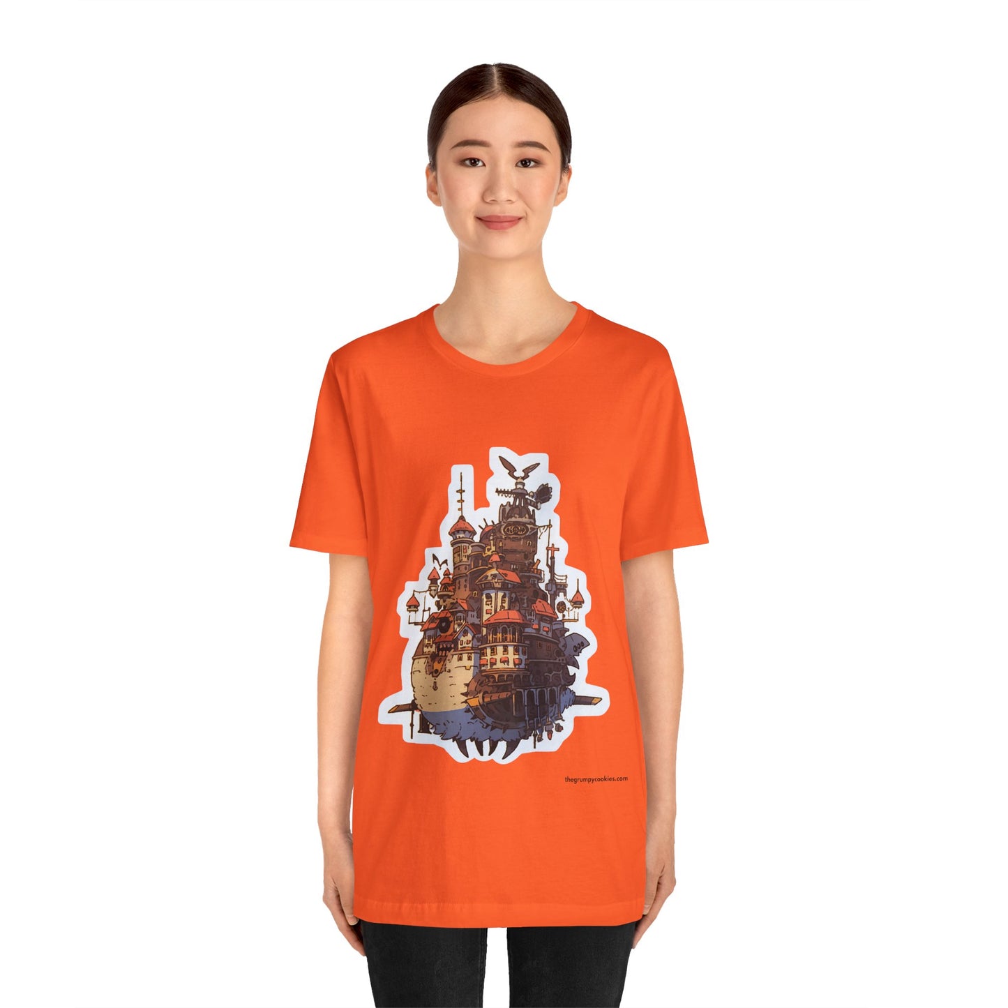 Howl's Moving Castle Jersey Short Sleeve Tee