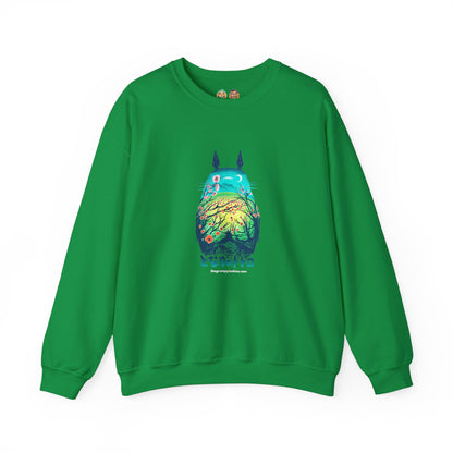 Totoro Garden Unisex Heavy Blend™ Crewneck Sweatshirt