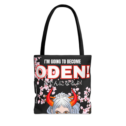 Black I Will be Oden Tote Bag